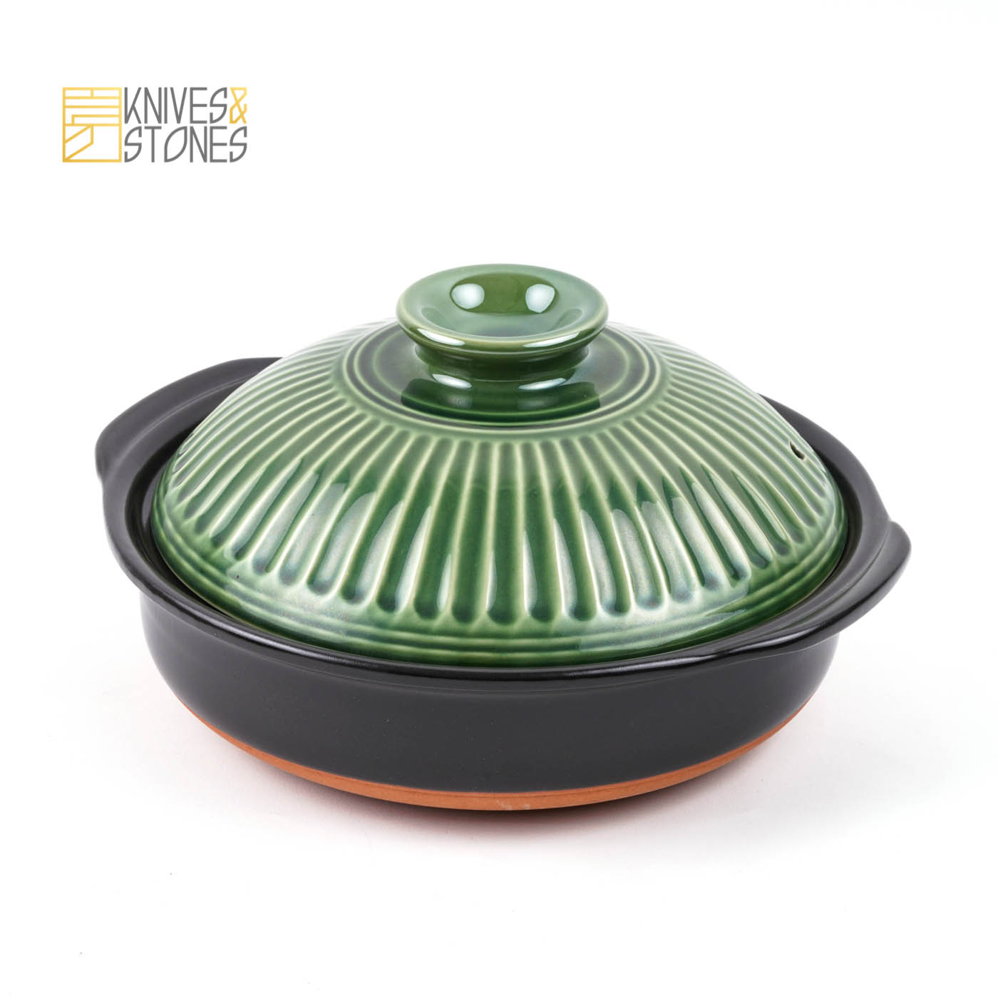 Japanese Do Nabe (Clay Pot) - Ginpo Green Chrysanthemum