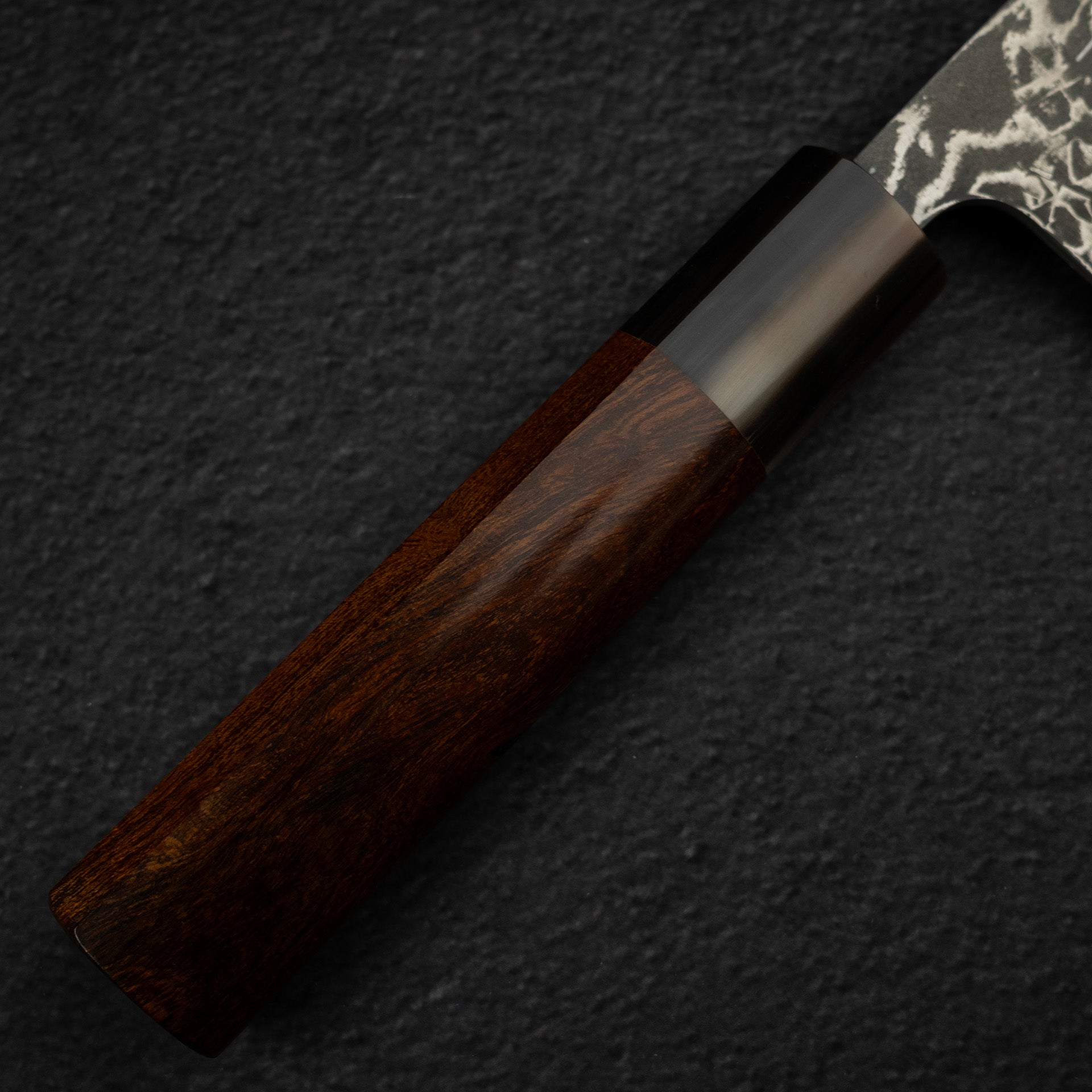 DSC_2197.jpg Takeshi Saji SG2 Black Damascus Gyuto 210mm with Wenge Saya, view 5