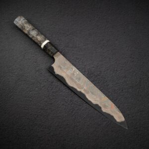 Nigara Irodori Blue 2 Rainbow Damascus Gyuto 240mm by Hatsukokoro
