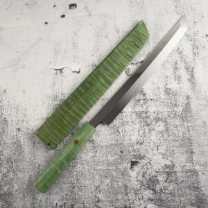 Exotic: Genkai Masakuni (玄海正國) White 2 Mizu-Honyaki Sakimaru Takohiki 270mm Old Stock