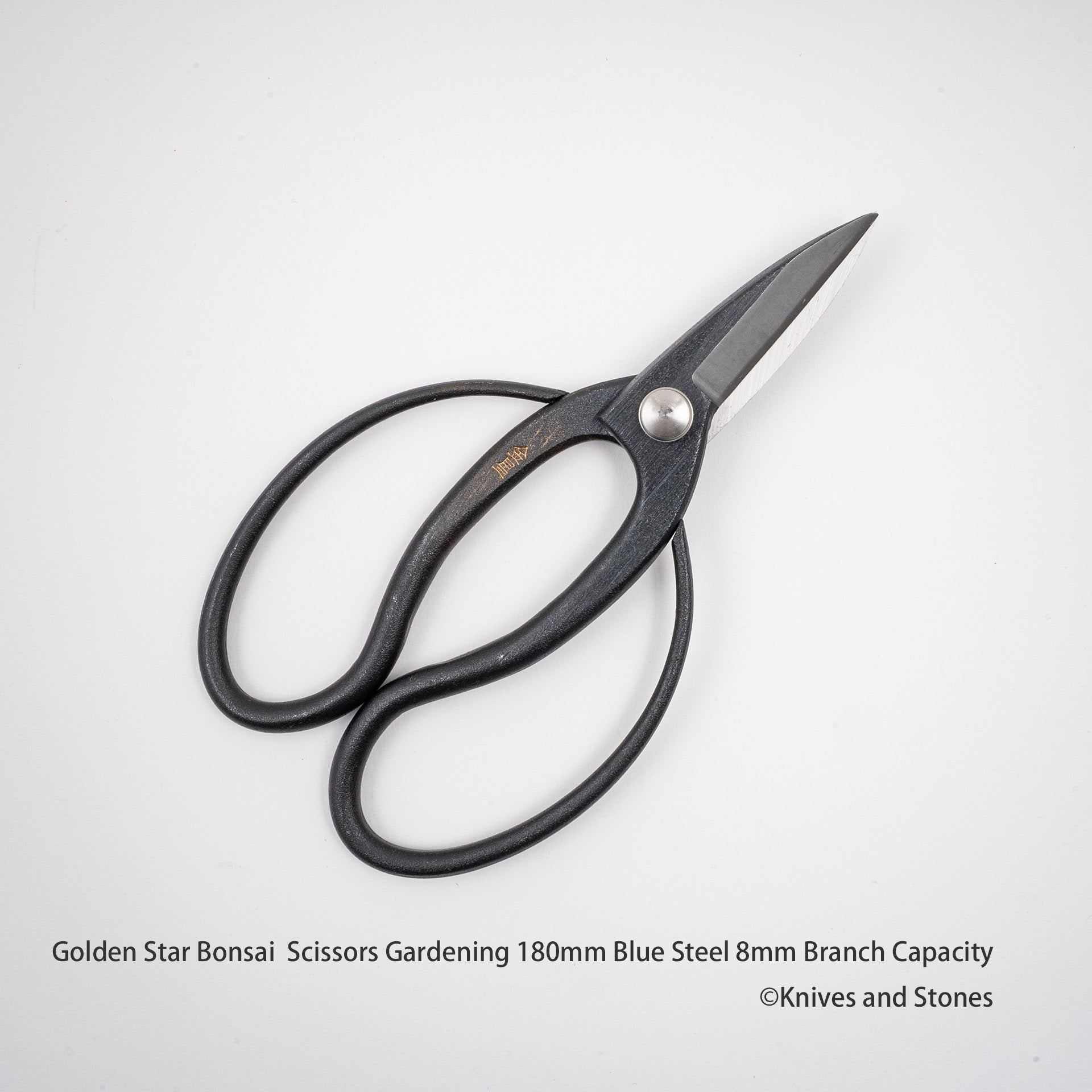 Golden Star "Okubo" Bonsai Scissors by Kinboshi 8mm Capacity