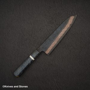 Hatsukokoro x Nigara Yorokobi SLD Copper Damascus Gyuto 210mm Birch Handle