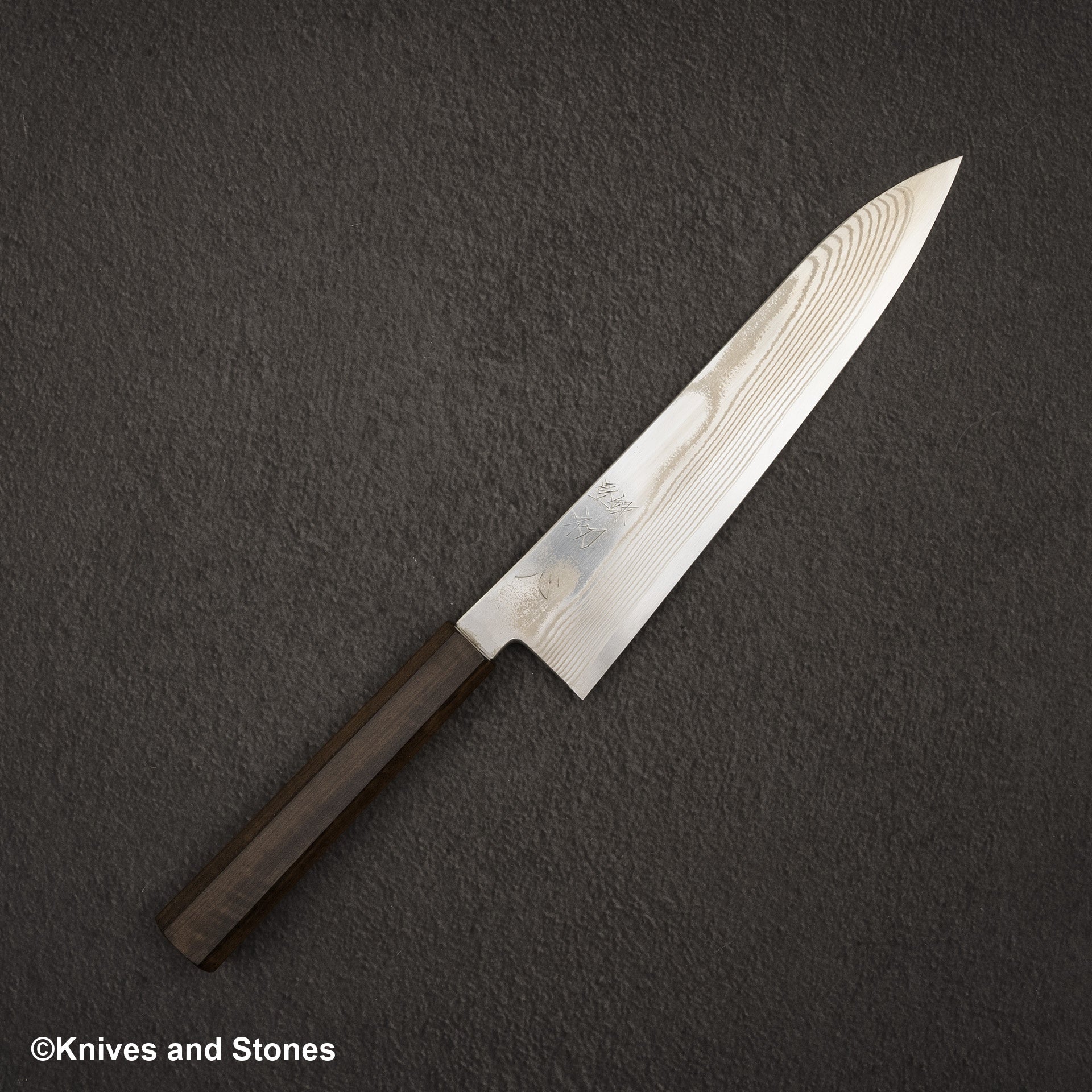 Hatsukokoro Ginso Ginsan Nickel Damascus Gyuto 210mm