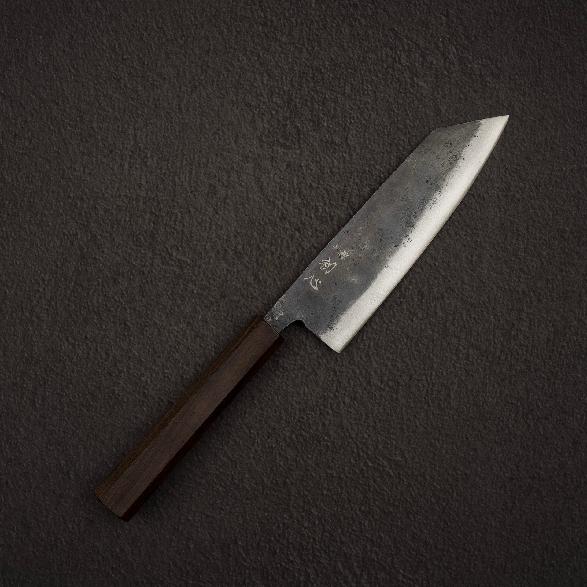 Hatsukokoro Kurogane Blue 2 Kurouchi Bunka 165mm Black Chacate