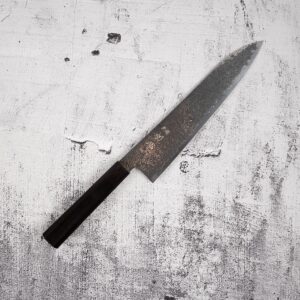 Hatsukokoro Ryuhyo SG2 Black Damascus Gyuto 210mm Ebony