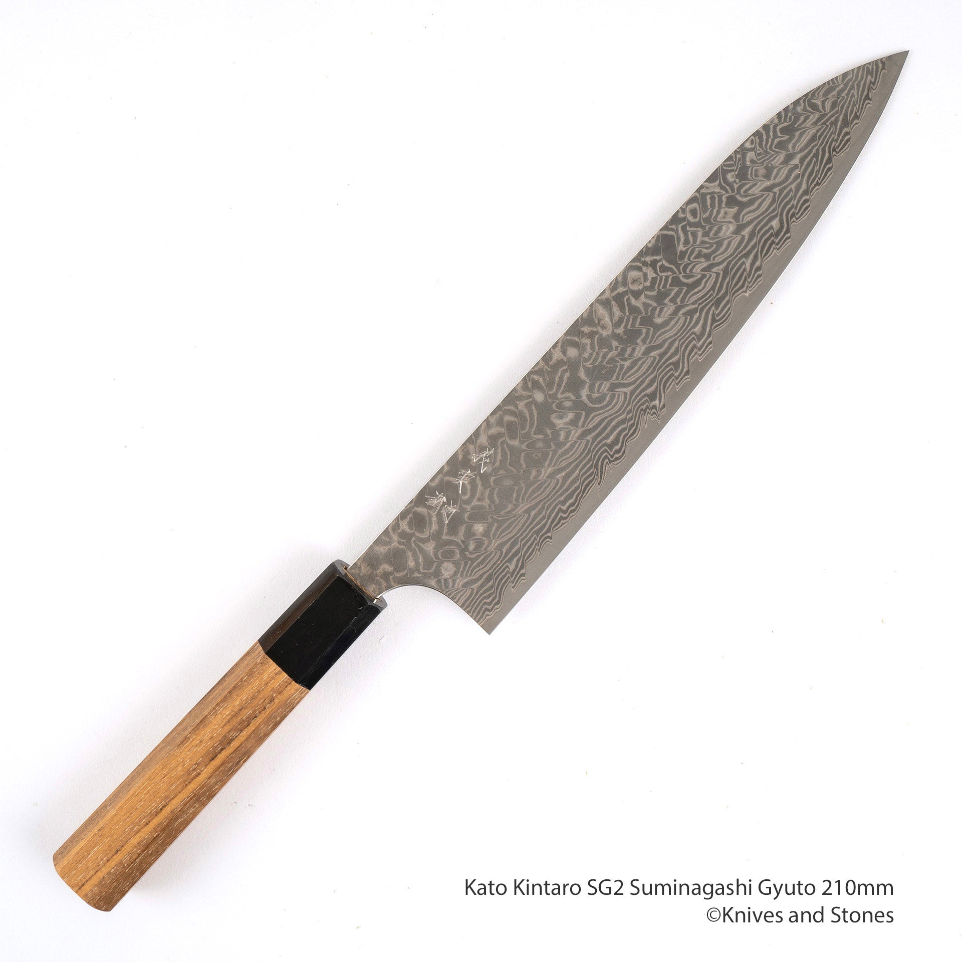 Yoshimi Kato SG2 Suminagashi Gyuto 210mm