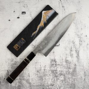 Masuda Yoshihide Blue 1 Damascus Gyuto 220mm