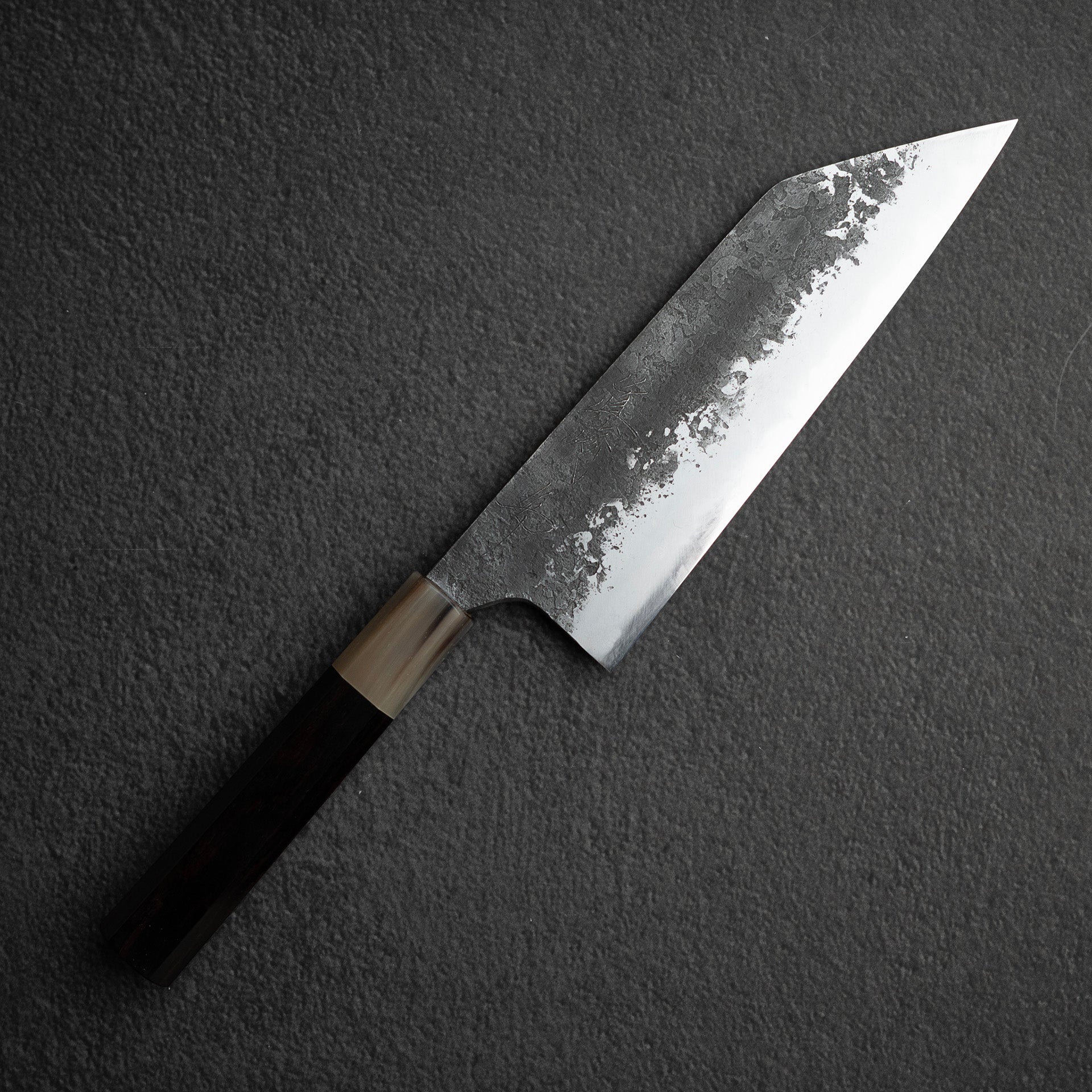 MazakiWhite2KurouchiSantoku180mmb_2986f79b-0444-4002-97af-7c57dc4a9bd8.jpg Mazaki White 2 Kurouchi Santoku 180mm, view 2
