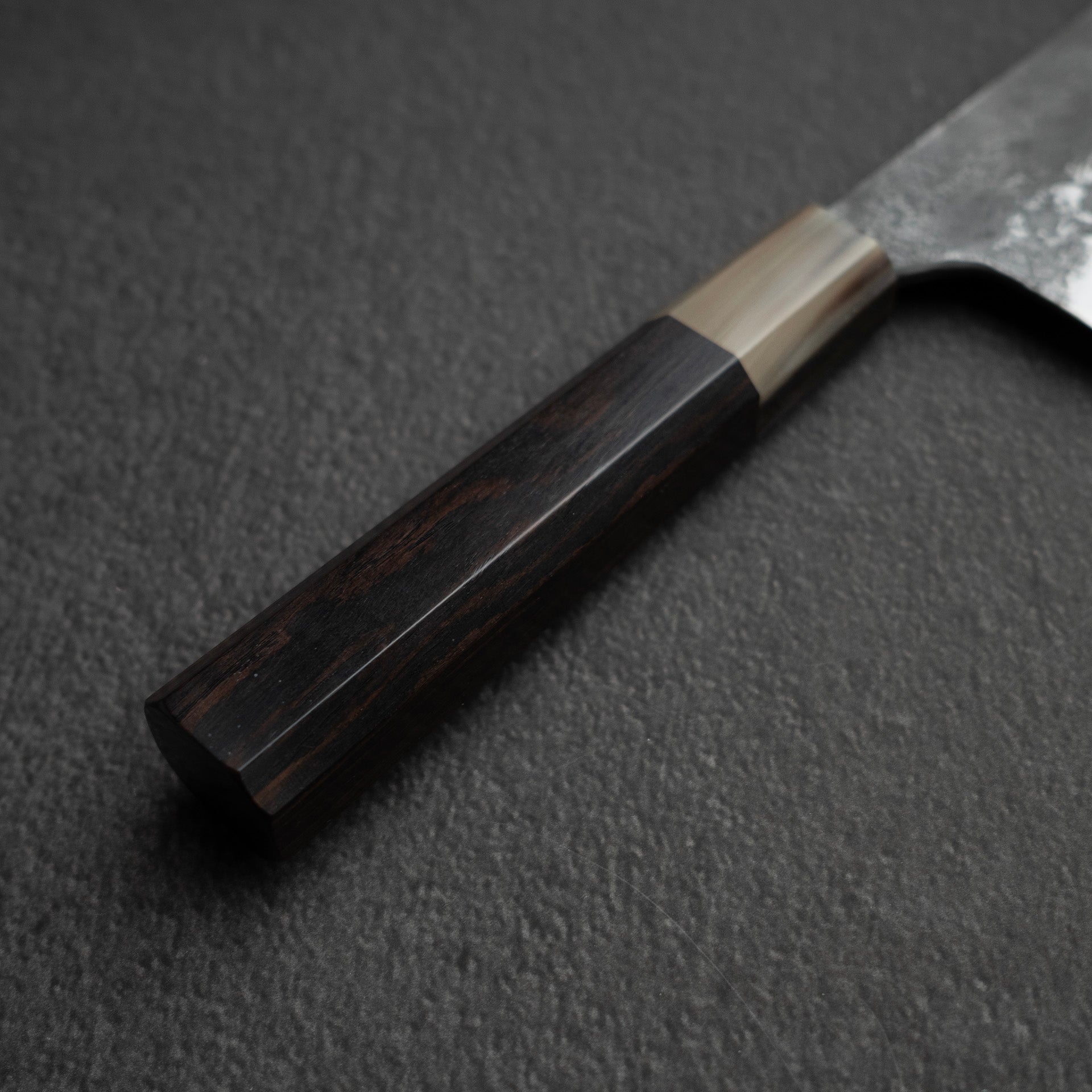 MazakiWhite2KurouchiSantoku180mme_cfd7f978-e6a1-4914-b335-d6e5e0b3408e.jpg Mazaki White 2 Kurouchi Santoku 180mm, view 5
