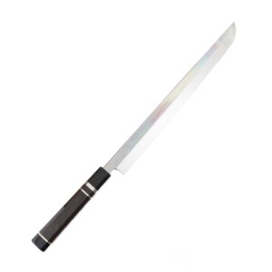 Nakagawa White Steel Honyaki Sakimaru Takobiki 300mm Mirror Polish