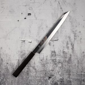 Nakagawa Ginsan K-tip Yanagiba 270 mm Mirror-polished Ebony Handle