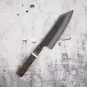 Nigara Ginsan Kurozome Damascus Bunka 180mm