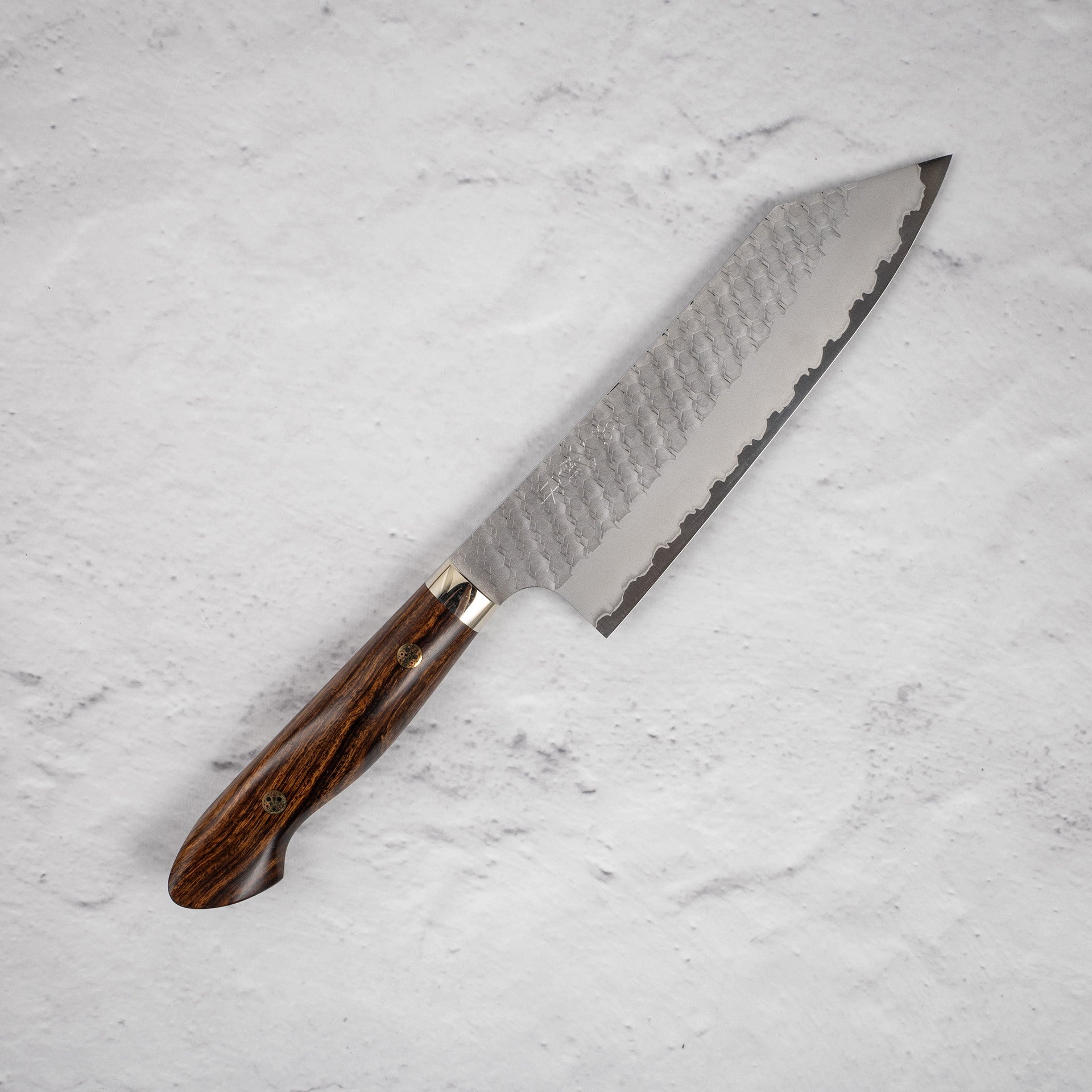 Nigara SG2 Tsuchime Matt Migaki Bunka 180mm Western Ironwood