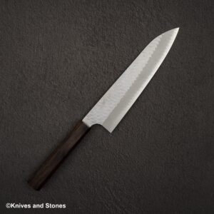 Nigara SG2 Tsuchime Matt Migaki Gyuto 210mm Ebony Handle