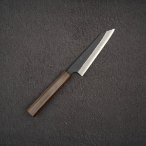 Nigara SG2 Kurouchi Tsuchime Double-bevel Honesuki (Boning knife) 150mm Black Cha