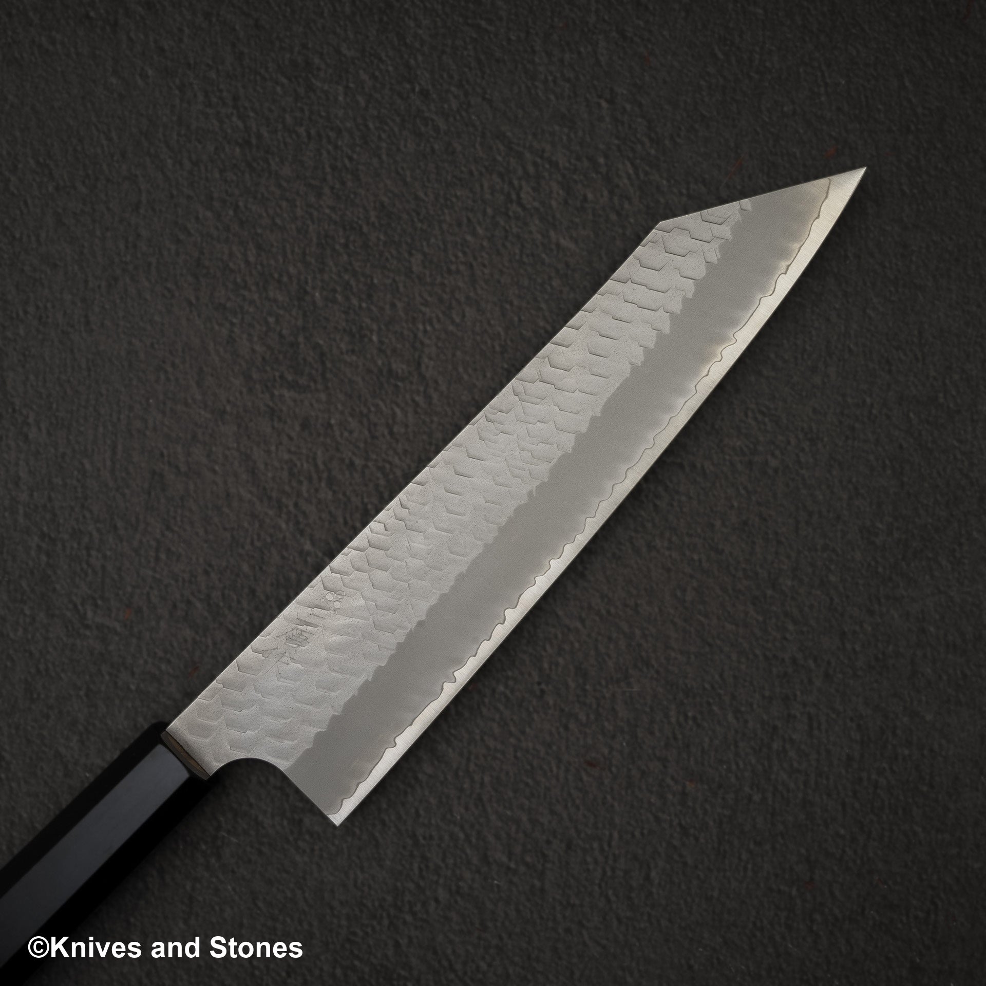 Nigara SG2 Tsuchime Matt Migaki K tip Gyuto 240mm Ebony 20240907 03