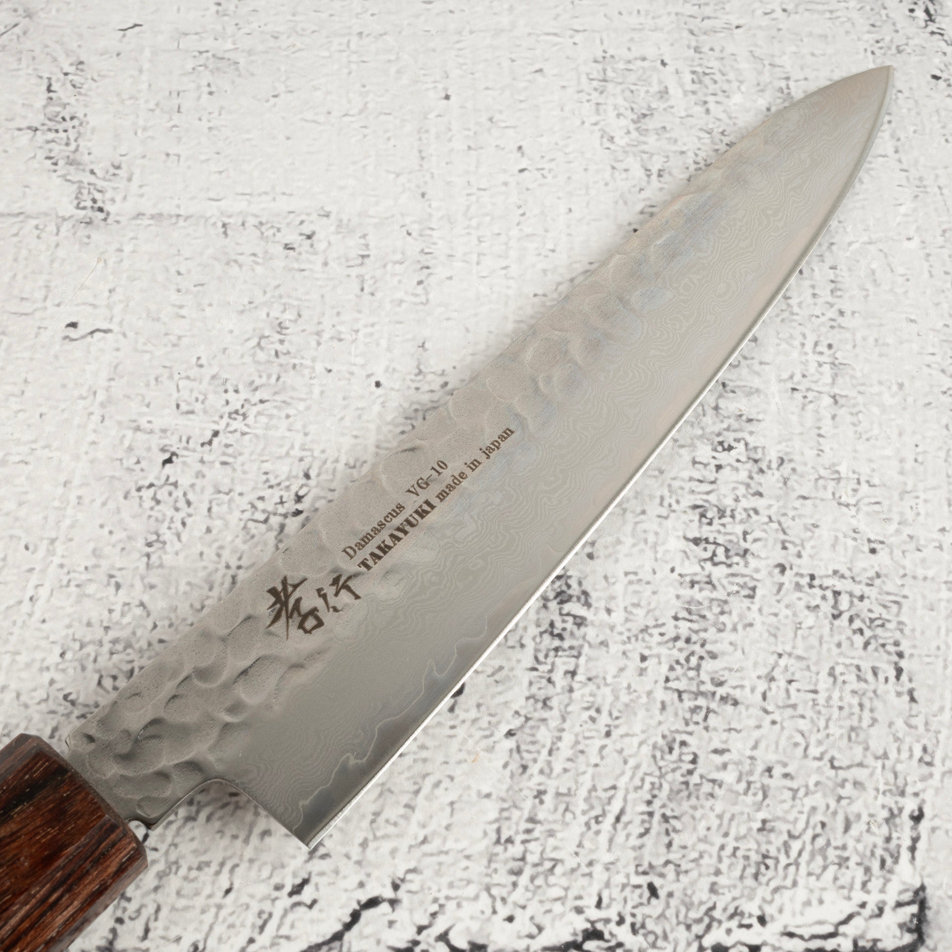 SakaiTakayukiVG1033LayerDamascusPetty150mm3.jpg Sakai Takayuki VG10 33 Layer Damascus Petty 150mm, view 2