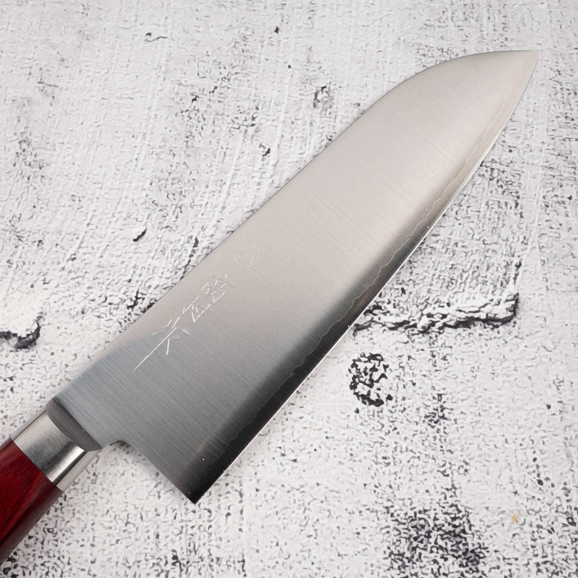 TakamuraSG2MigakiSantoku170mmb.jpg Takamura SG2 Migaki Santoku 170mm, view 2