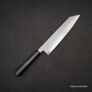 Tetsujin Ginsan Kasumi K-tip Gyuto 240mm Ebony Handle