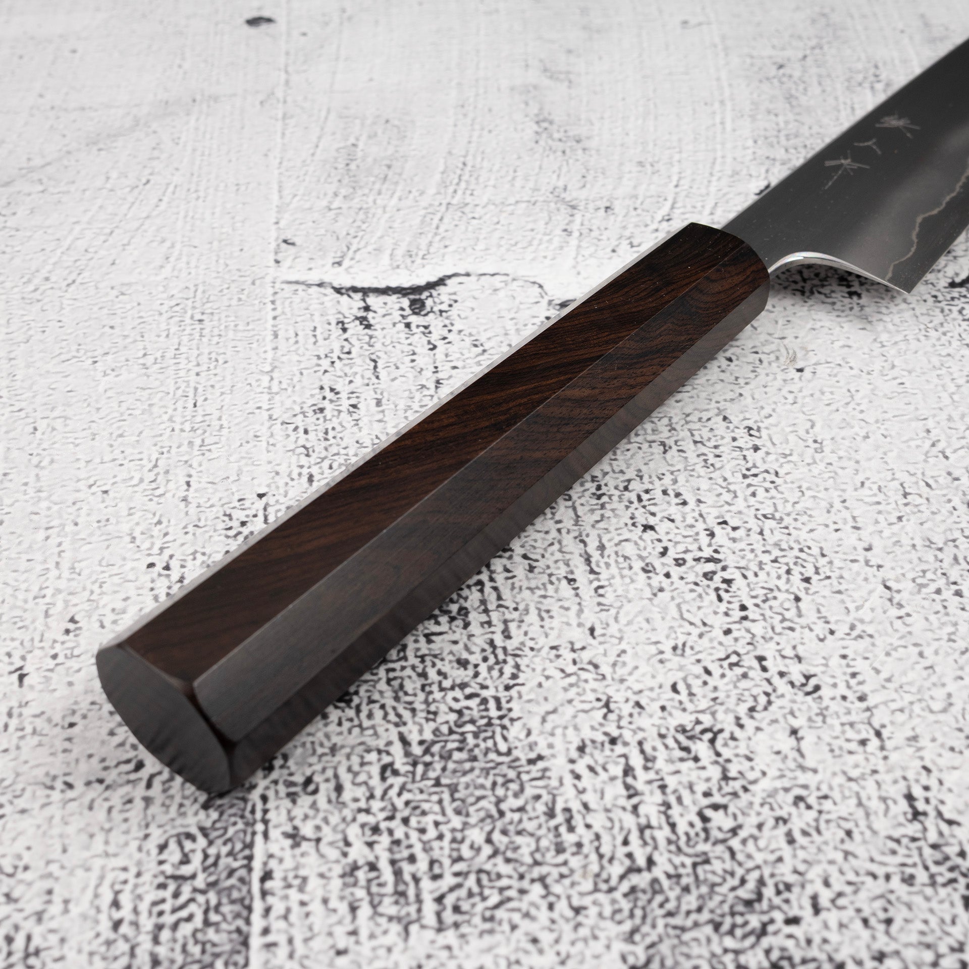 TetsujinGinsanUkibaPetty165mmEbonyHandled_2be2f0b0-2fd7-4e3d-b9e8-1d0fa0ea6669.jpg Tetsujin Ginsan Ukiba Petty 165mm Ebony Handle, view 4