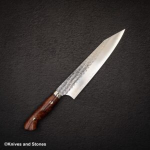 Yoshimi Kato SG2 Minamo Ktip Gyuto 210mm Amboyna Burl Western